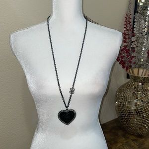 Guess beautiful long heart necklace
